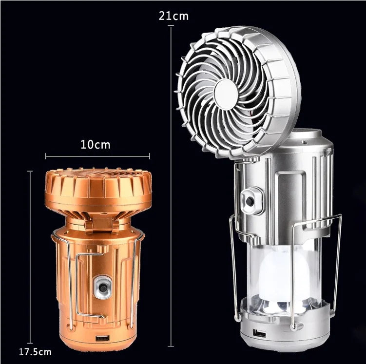Solar Breeze Lantern Fan