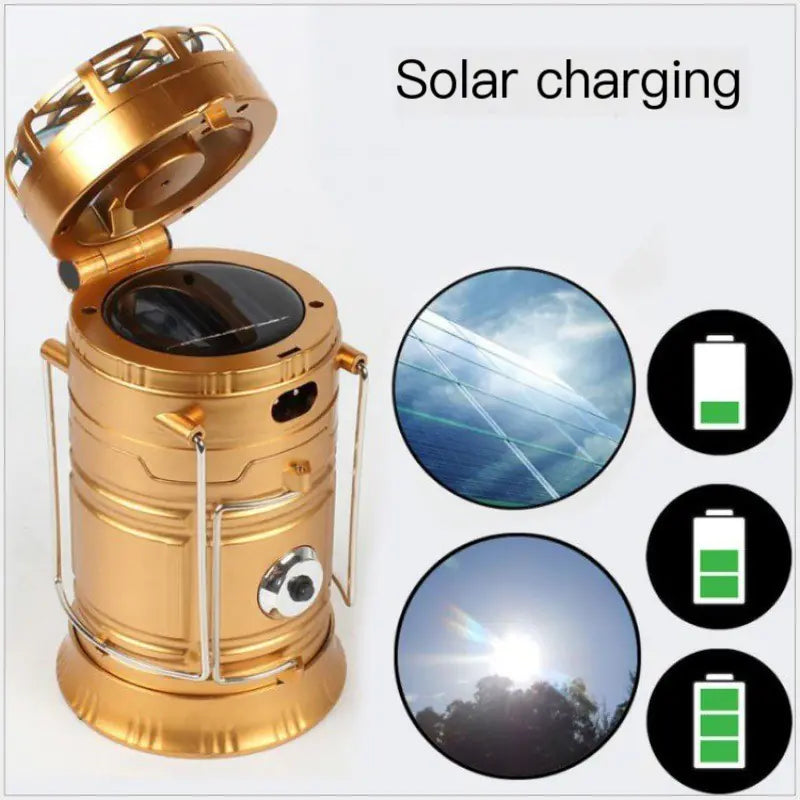 Solar Breeze Lantern Fan